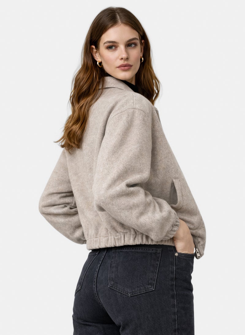 Women’s Wool Jacket – Casual Chic - Image 2